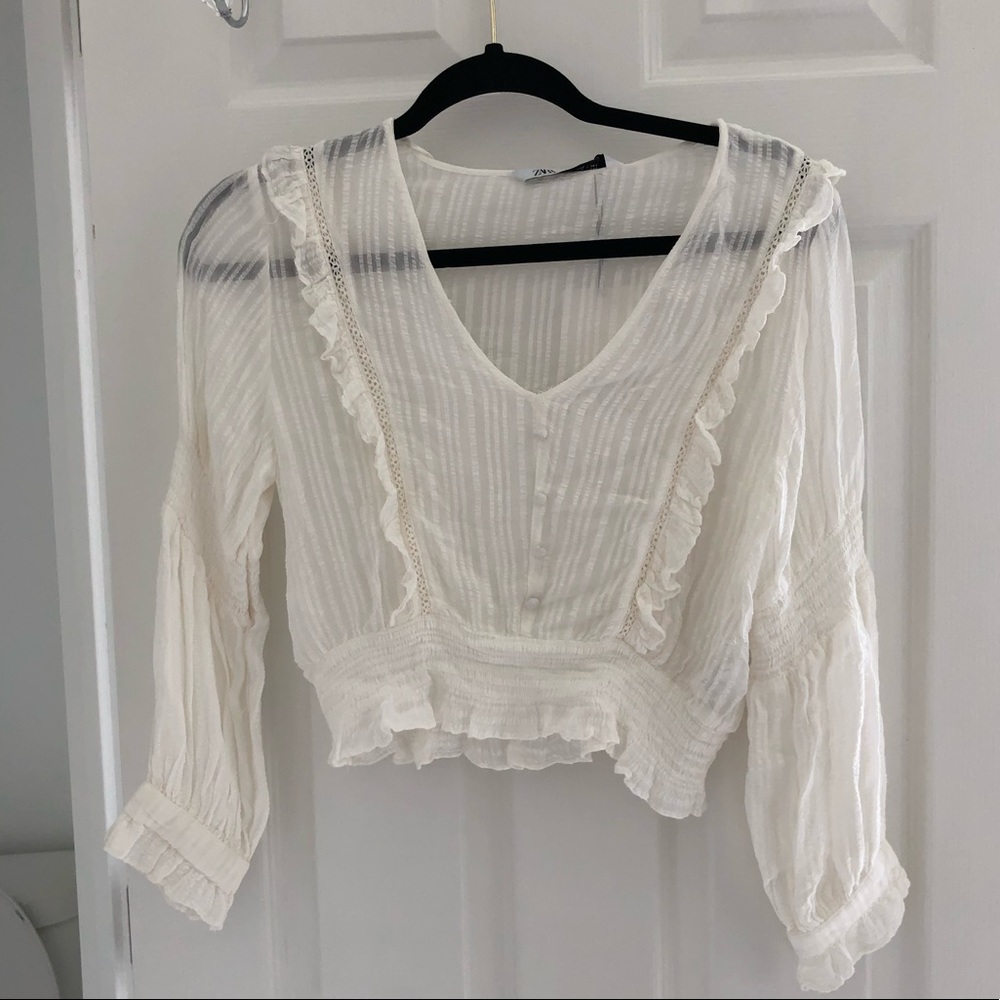 Brand new elegant Zara crop top